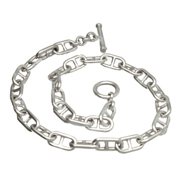 18 Krt Witgouden Collier 55 cm