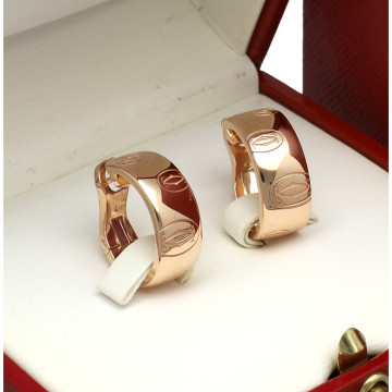 Cartier Rose Gouden Oorbellen Happy Birthday collectie