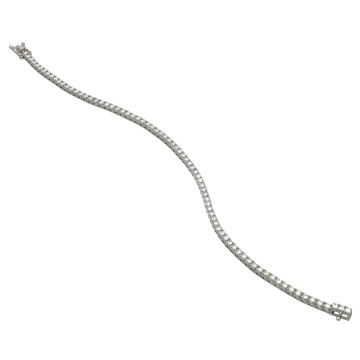 Witgouden Tennisarmband bezet met 2.03Ct. Diamant
