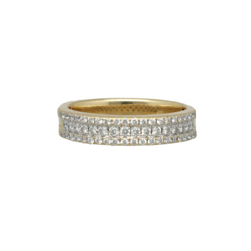 Geelgouden ring met 1.00ct. diamant