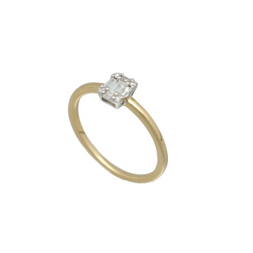 Geelgouden Diamanten ring