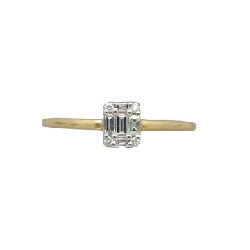 Geelgouden Diamanten ring