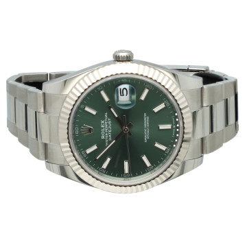 Rolex Datejust 41 Ref.126334 Mint/Green