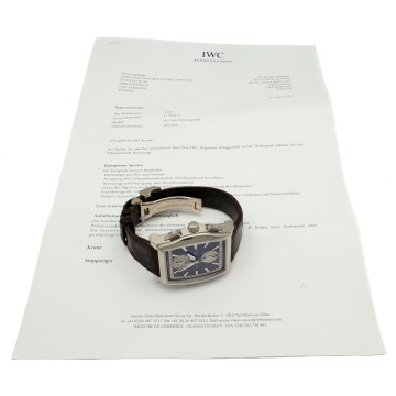 IWC Da Vinci Chronograaf 18 Krt Witgoud