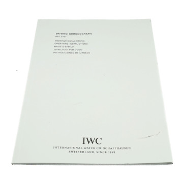 IWC Da Vinci Chronograaf 18 Krt Witgoud