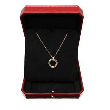 Rosegouden Cartier Trinity collier Diamant