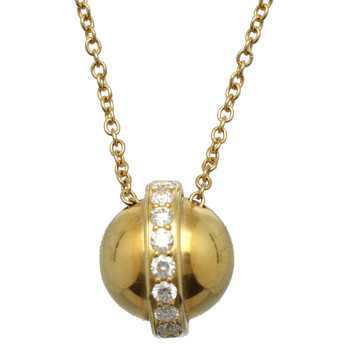 Geelgouden Piaget possession collier met Diamant