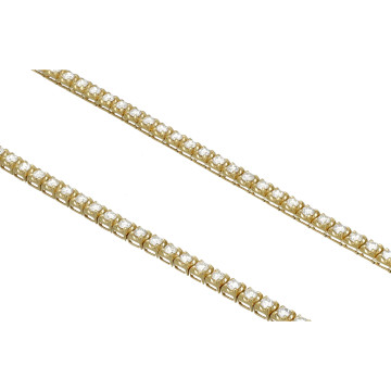 geelgouden tenniscollier 9.04 Ct
