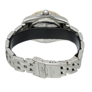 Breitling Galactic 32 Goud/Staal Parelmoer/Diamant