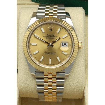 Rolex Datejust 41mm Goud/Staal  Ref:126333