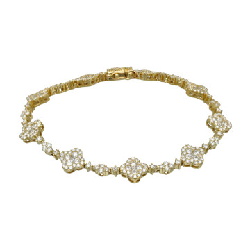 Geelgouden armband met briljanten 3.94 ct.