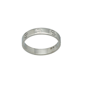 Witgouden Cartier love ring mt 53