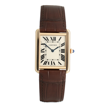Cartier Tank Solo Rose Goud/Staal Ref 3167