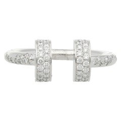 18Krt. Witgouden Briljant ring ''Mooncollectie'' 