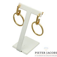 14Krt. gouden fantasie oorbellen 