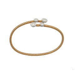 18 Krt RosÃ© gouden armband met Briljant 0.90 Ct