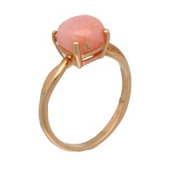 Set van18 krt RosÃ©gouden kleursteen ringen.