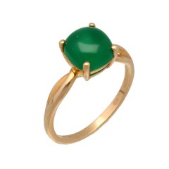 Set van18 krt RosÃ©gouden kleursteen ringen.