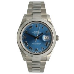 Rolex Datejust II Ref: 116300 Blue Index GERESERVEERD