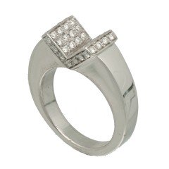 18 krt design briljant ring ca.0.50 Ct