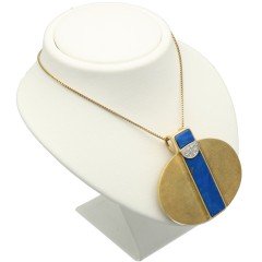 14 Krt hanger lapis lazulli. Ontwerp prof.reiling