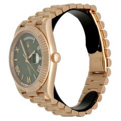 Rolex Day Date 40 Ref.228235 Everose/Olive Green