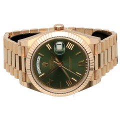 Rolex Day Date 40 Ref.228235 Everose/Olive Green
