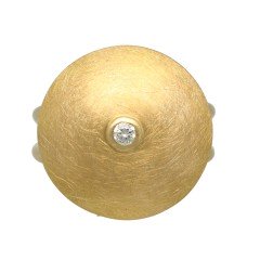 18 Krt. handgemaakte met briljant