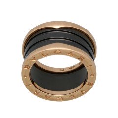 Bvlgari B.Zero1 ring RosÃ©goud   Keramiek