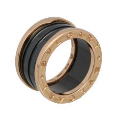 Bvlgari B.Zero1 ring RosÃ©goud   Keramiek