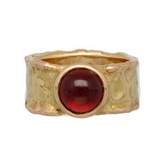 18Krt gouden Vintage ring met Rhodoliet