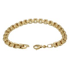 14 krt Gouden Schakel armband.