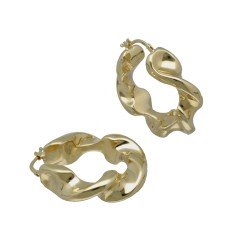 Geelgouden gedraaide Oorbellen