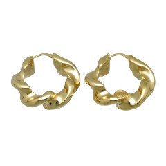 Geelgouden gedraaide Oorbellen