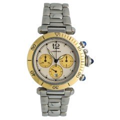Cartier Pasha Chronograph Goud/Staal Ref. 1032