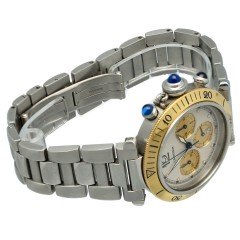 Cartier Pasha Chronograph Goud/Staal Ref. 1032