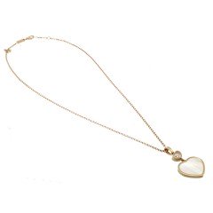 18Krt. Rosegoud Chopard Happy Hearts Collier
