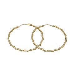 14 Krt  Oorringen met draad 44 mm