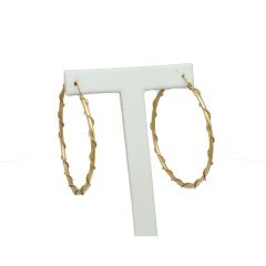 14 Krt  Oorringen met draad 44 mm