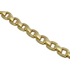 14 Krt. massieve schakel armband