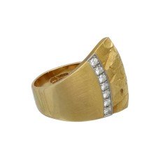 18 Krt Gouden Lapponia ring met Briljant.