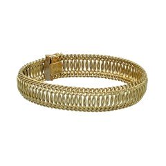 14 krt Gouden gevlochten Armband