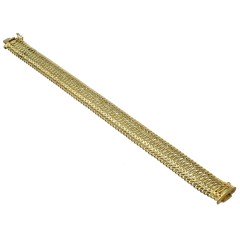 14 krt Gouden gevlochten Armband