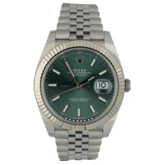 Rolex Datejust 41 Mint Green Dial Jubilee 2023