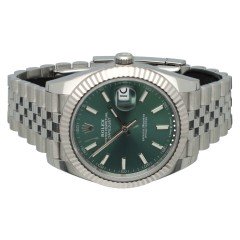 Rolex Datejust 41 Mint Green Dial Jubilee 2023