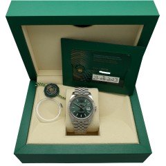 Rolex Datejust 41 Mint Green Dial Jubilee 2023