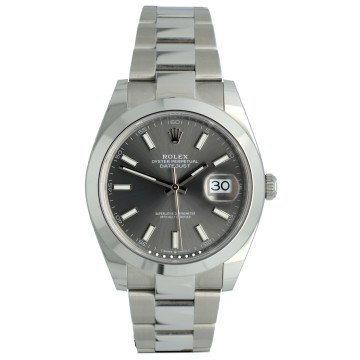 Rolex Datejust 41 'Rhodium' Ref. 126300 GERESERVEERD