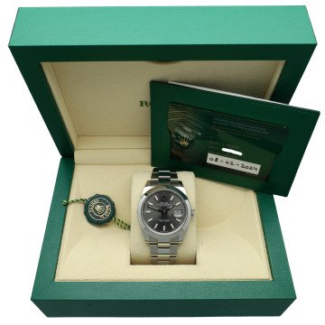 Rolex Datejust 41 'Rhodium' Ref. 126300 GERESERVEERD