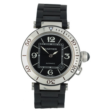 Cartier Pasha Seatimer Black Full Set