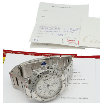 Cartier Seatimer Chronograaf Full Set 